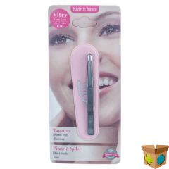 VITRY CLASSIC EPILEERPINCET ROND INOX 1014