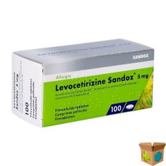 LEVOCETIRIZINE SANDOZ 5 MG COMP ENROB.100 X 5 MG