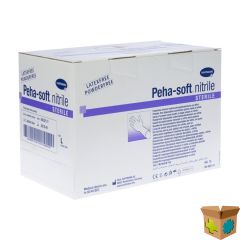 PEHA SOFT HANDSCHOEN NITRILE STERIEL L 50 9422134