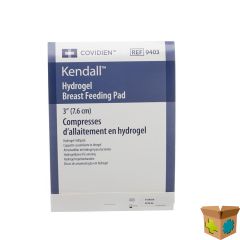 KENDALL TEPELVERBAND HYDROGEL DIAM 7,6CM 1 PAAR