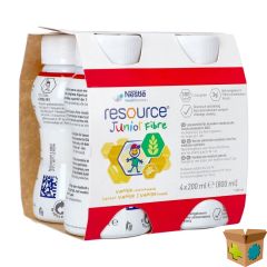 RESOURCE JUNIOR FIBRE VANILLE 4X200ML