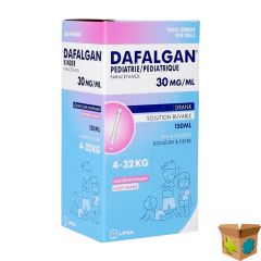 DAFALGAN PEDIATRIE 30MG/ML SIROOP 150ML