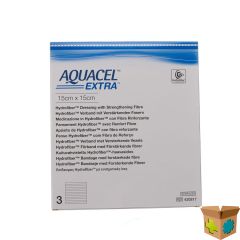 AQUACEL EXTRA VERB HYDROFIBER+VERSTERK. 15X15CM 3