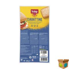 SCHAR CIABATTA GLUTENVRIJ 200G 6593 REVOGAN