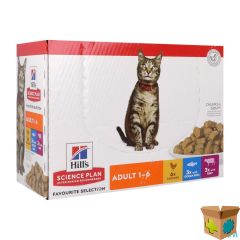 HILLS SC.PLAN FELINE ADULT MULTIP. CLASSIC 12X85G