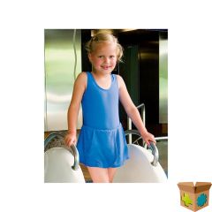 SUPRIMA 1523 BADPAK + SLIP PE MEISJE BLAUW T152