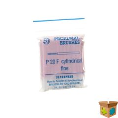 PROXIMAL BORSTELTJE CYLINDRISCH FINE RED 50