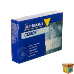 CEMEN GORDEL BORSTKAS VROUW WIT T3