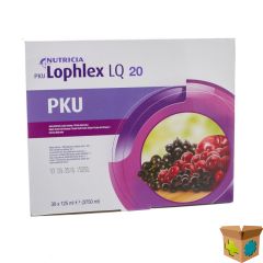 PKU LOPHLEX LQ 20 JUICY BOSVRUCHTEN 30X125ML