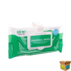 CLINELL UNIVERSEL WIPES CLIP PACK 50