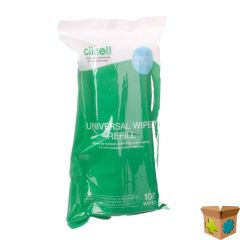 CLINELL UNIVERSAL WIPES REFILL TUB 100 ST