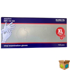 Handschoenen Klinion XL Vinyl - 100st niet steriel